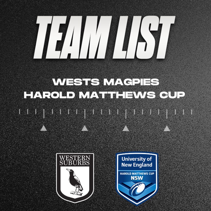 Team List: Harold Matthews Cup Grand Final