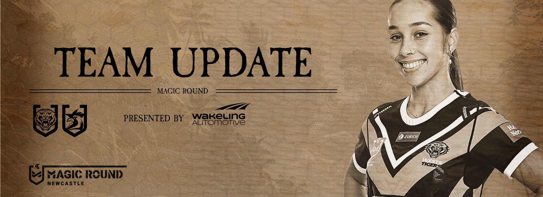 Team Update: NRLW Round 5 vs Roosters