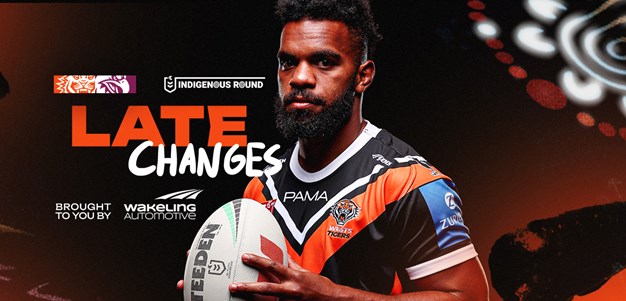 Late Changes: NRL Round 24 vs Sea Eagles