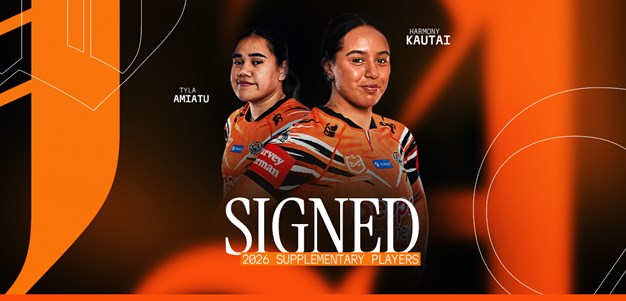 Amiatu and Kautai join Wests Tigers NRLW squad on Supplementary Contracts