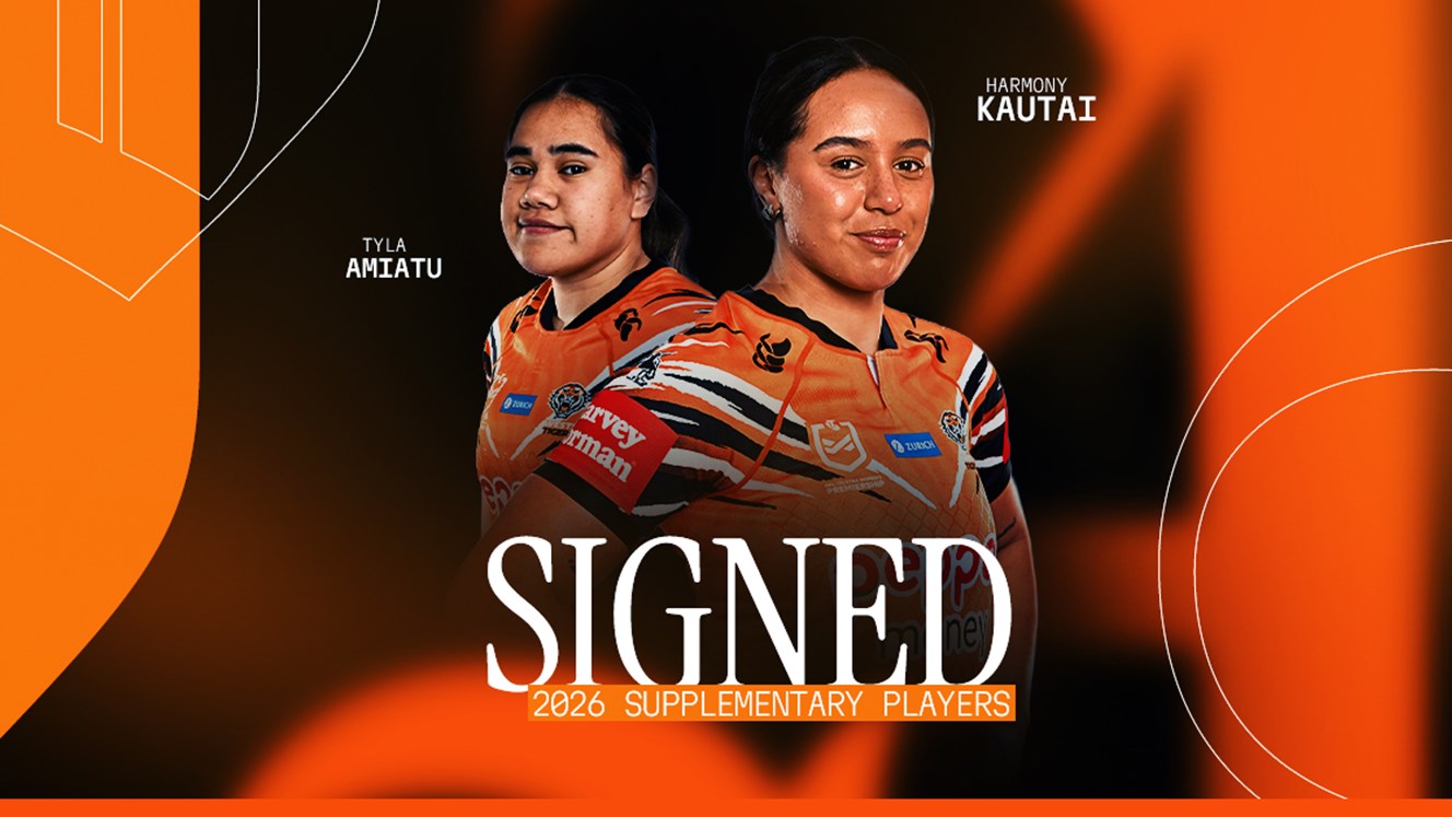 Amiatu and Kautai join Wests Tigers NRLW squad on Supplementary Contracts