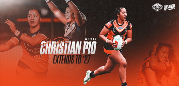 Christian Pio extends stay with Wests Tigers
