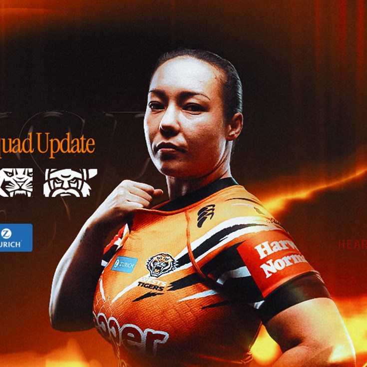 Squad Update: NRLW Finals Week 1 v Raiders