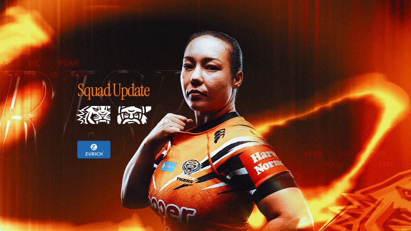 Squad Update: NRLW Finals Week 1 v Raiders