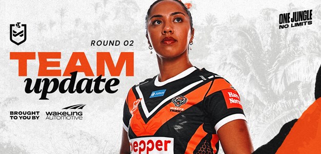 Team Update: NRLW Round 2 vs Bulldogs