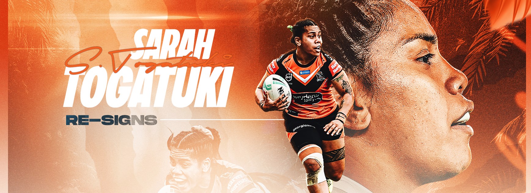 Togatuki commits long-term to Wests Tigers in major boost for NRLW squad