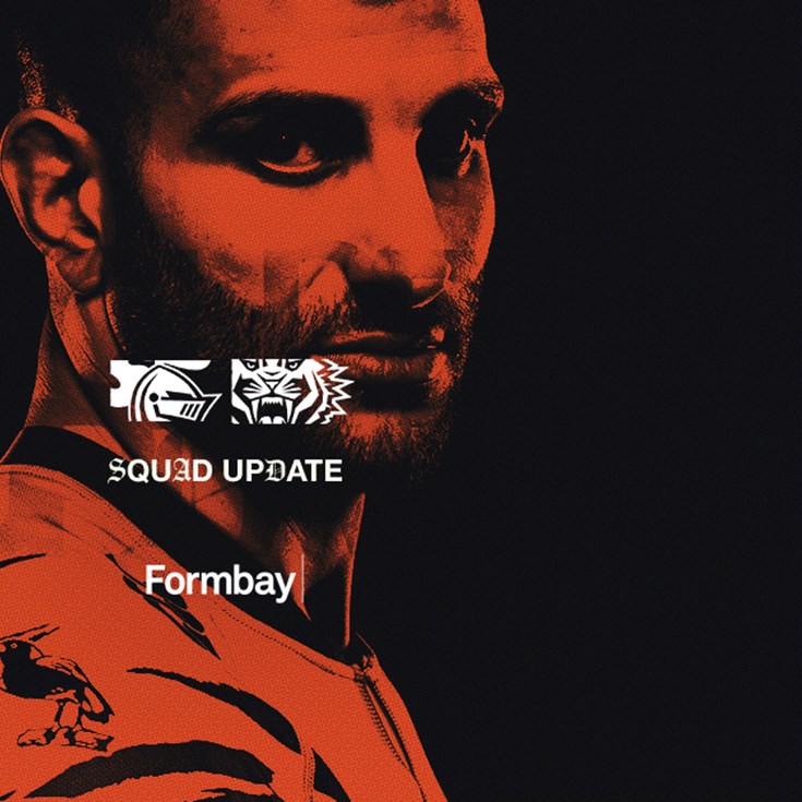Squad Update: NRL Round 17 v Knights