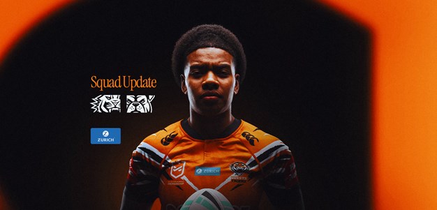 Squad Update: NRLW Round 9 v Bulldogs