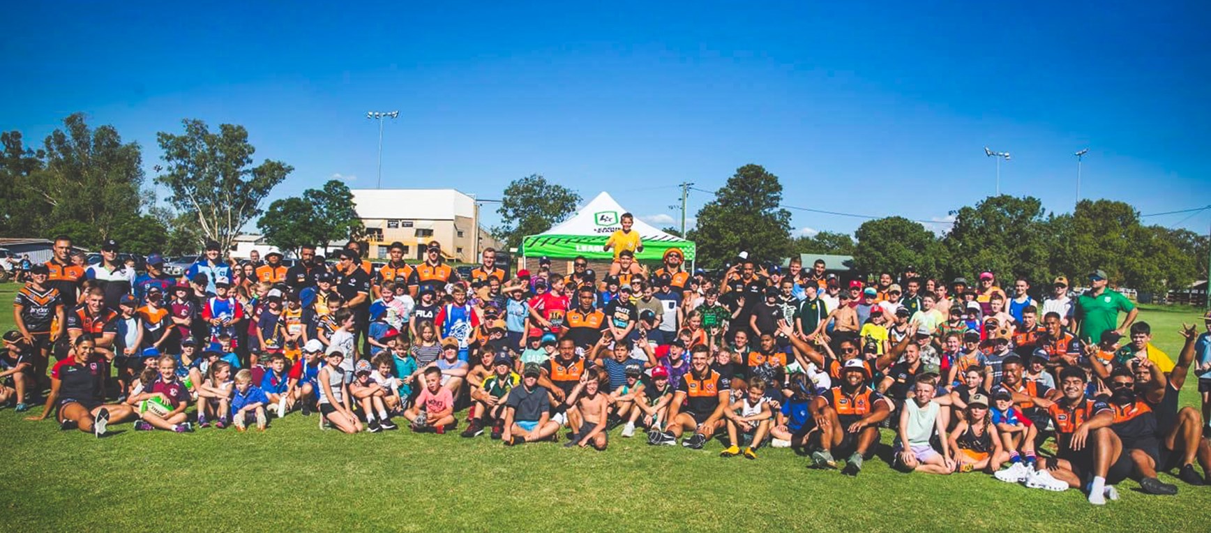 Wests Tigers host footy clinics in the North West