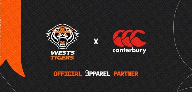 Wests Tigers confirm Canterbury of New Zealand as Official Performance Apparel Partner