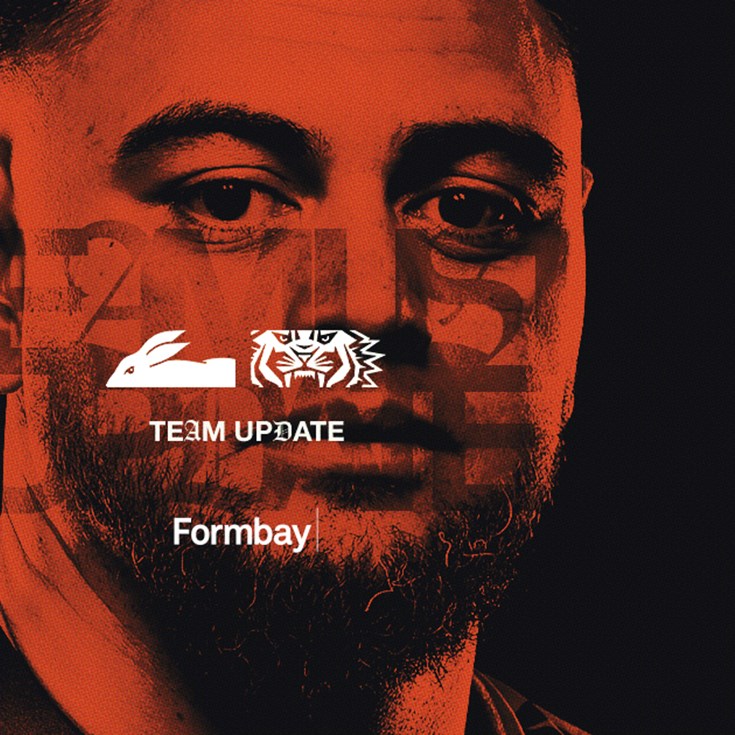 Team List Update: NRL Round 3 v South Sydney Rabbitohs