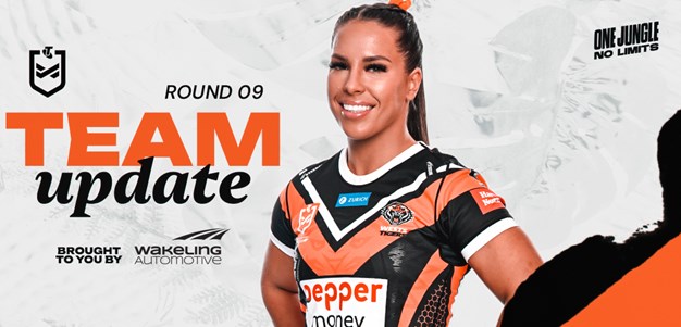 Team Update: NRLW Round 9 vs Raiders