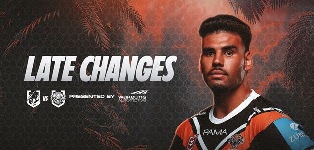 Late Changes: NRL Round 10 vs Storm