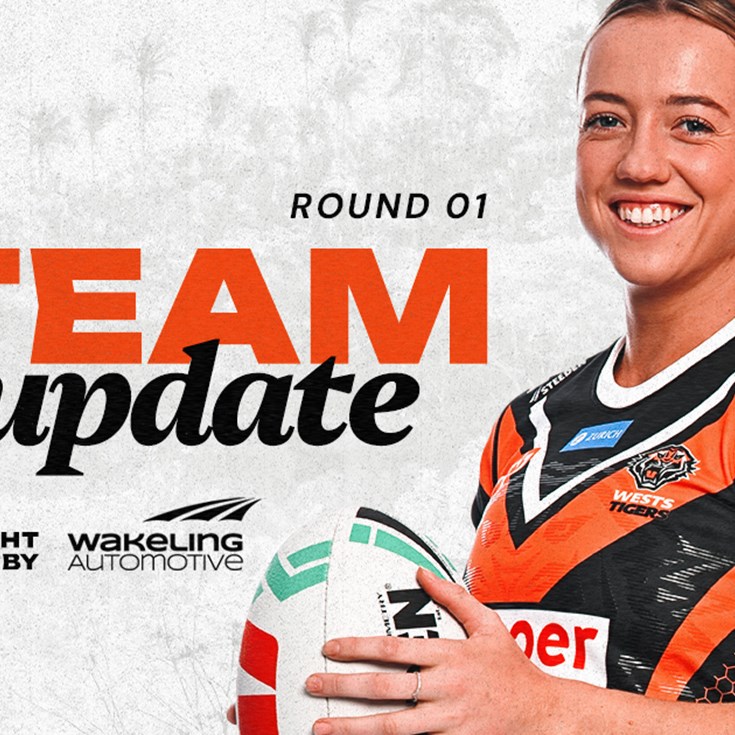 Team Update: NRLW Round 1 vs Broncos