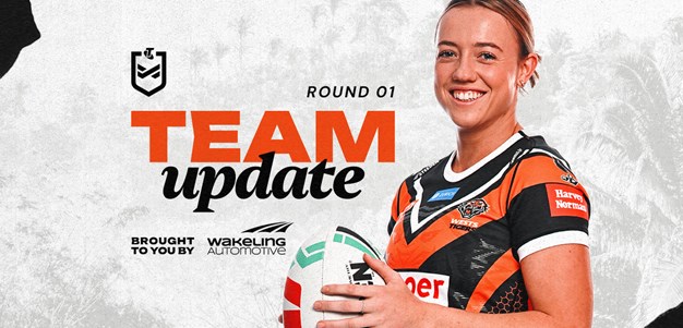 Team Update: NRLW Round 1 vs Broncos
