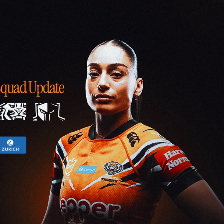 Squad update: NRLW Round 10 v Titans