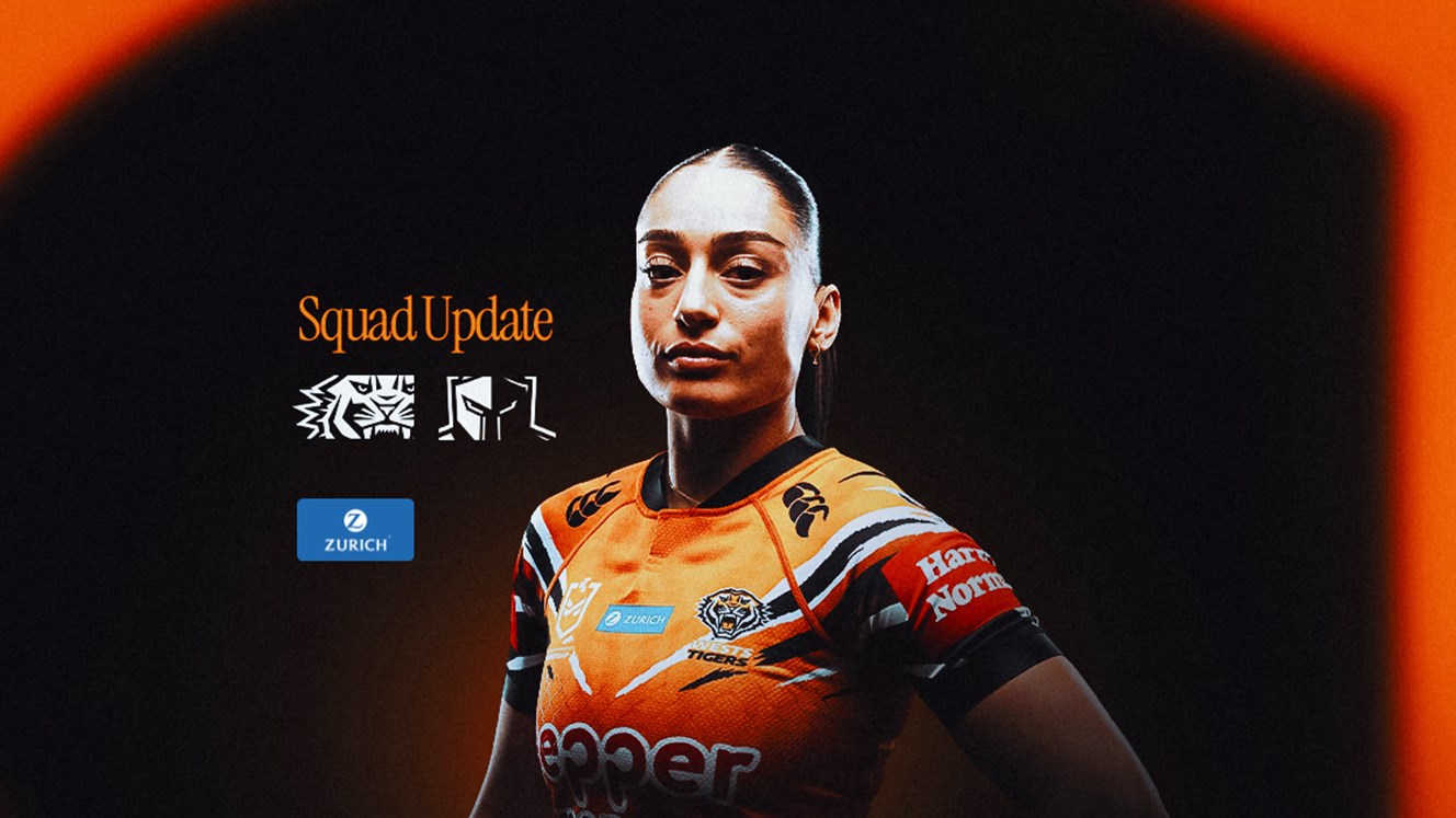 Squad update: NRLW Round 10 v Titans