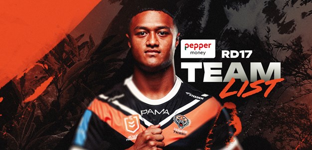 Team List: NRL Round 17 vs Sea Eagles