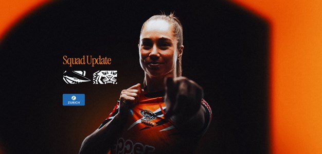 Squad Update: NRLW Round 5 v Sharks