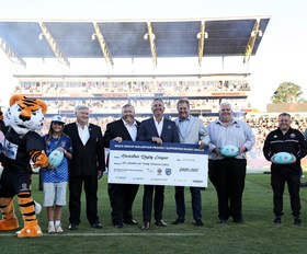 The Wests Tigers welcome Wests Group Macarthur’s $620,000 Commitment to Grass Roots Rugby League