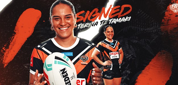 Wests Tigers sign exciting outside back Terina Te Tamaki