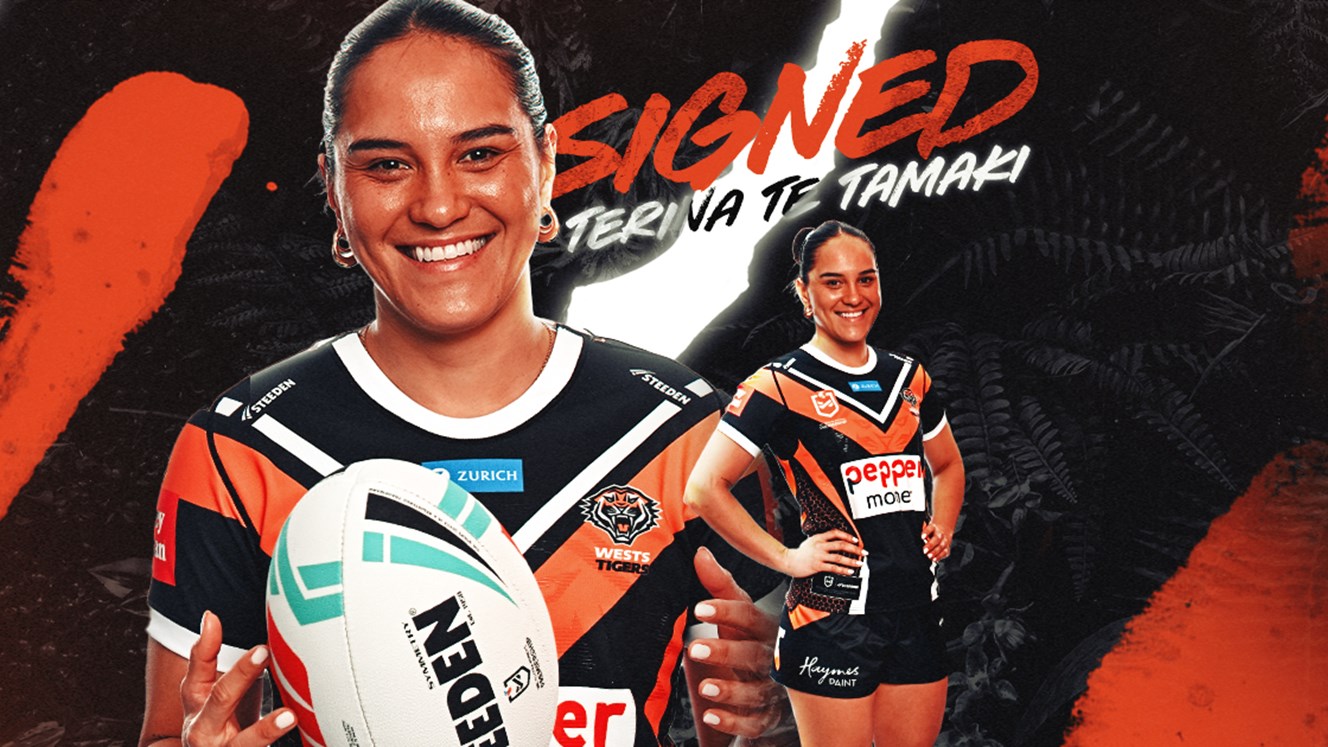 Wests Tigers sign exciting outside back Terina Te Tamaki