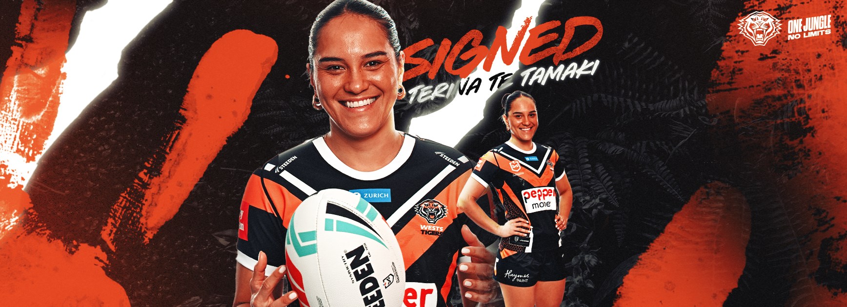 Wests Tigers sign exciting outside back Terina Te Tamaki