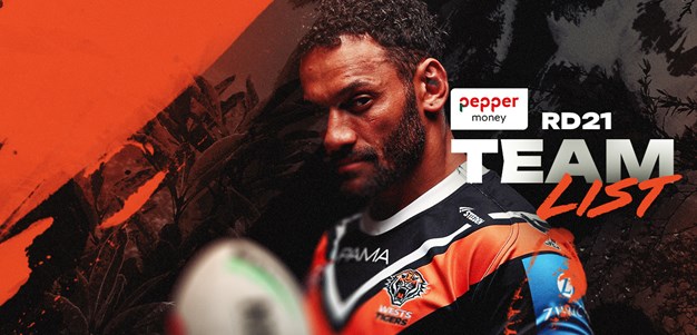 Team List: NRL Round 21 vs Panthers