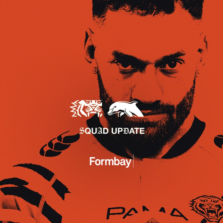 Squad Update: NRL Round 16 v Dolphins