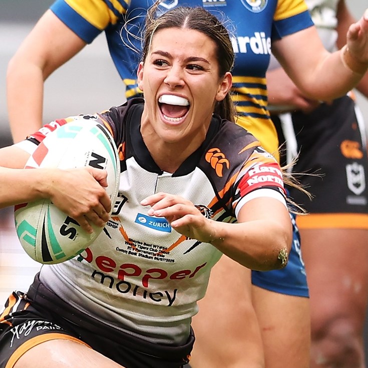 Shaylee Bent a strike weapon for Tigers in NRLW