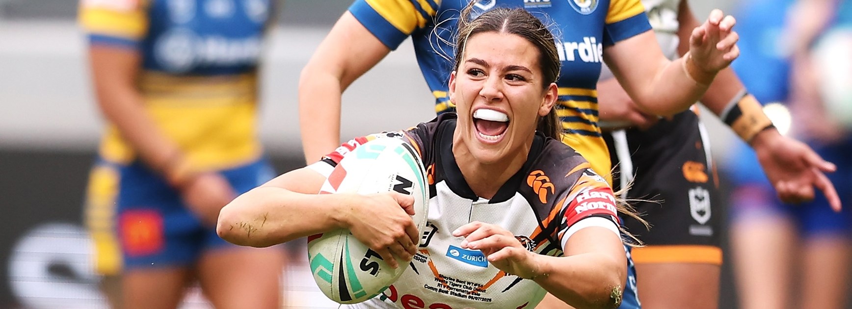 Shaylee Bent a strike weapon for Tigers in NRLW