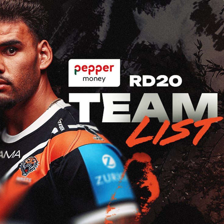 Team List: NRL Round 20 vs Titans