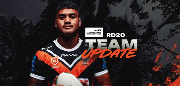 Team Update: NRL Round 20 vs Titans