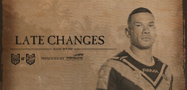 Late Changes: NRL Round 9 vs Dragons