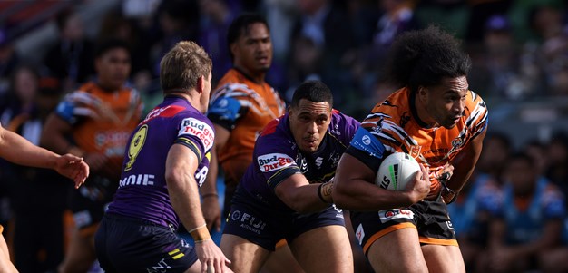 Tigers go down to Storm in Melbourne