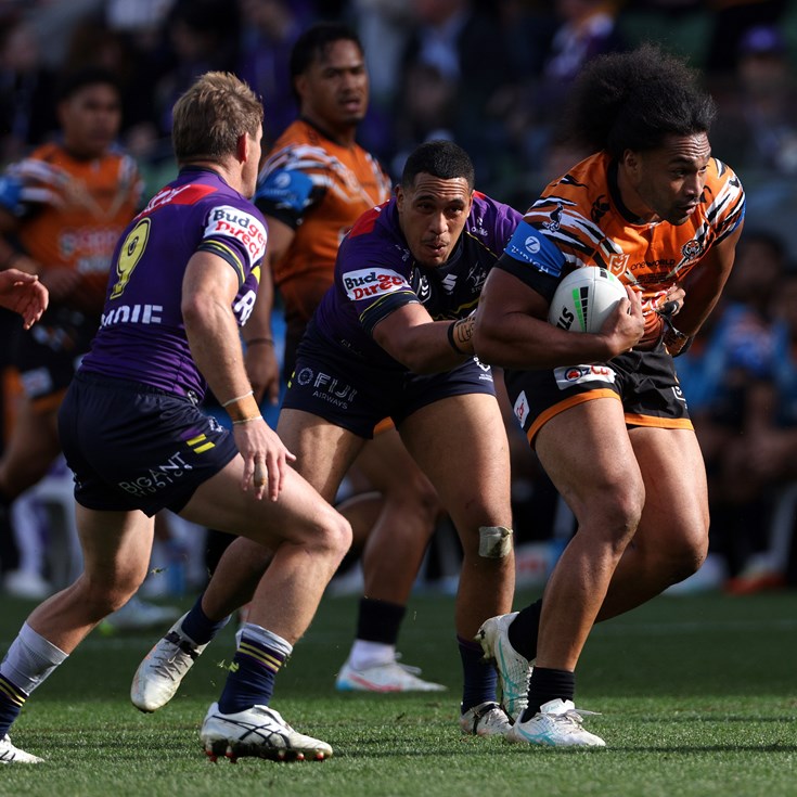 Tigers go down to Storm in Melbourne