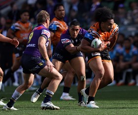 Tigers go down to Storm in Melbourne