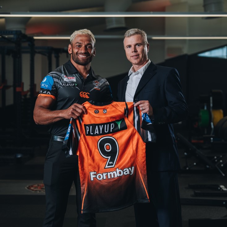 Wests Tigers confirm Formbay as Platinum Partner