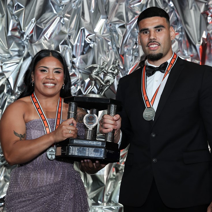 May and Togatuki receive major honours at Wests Tigers 2025 Awards Gala