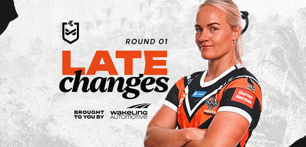 Late Changes: NRLW Round 1 vs Broncos