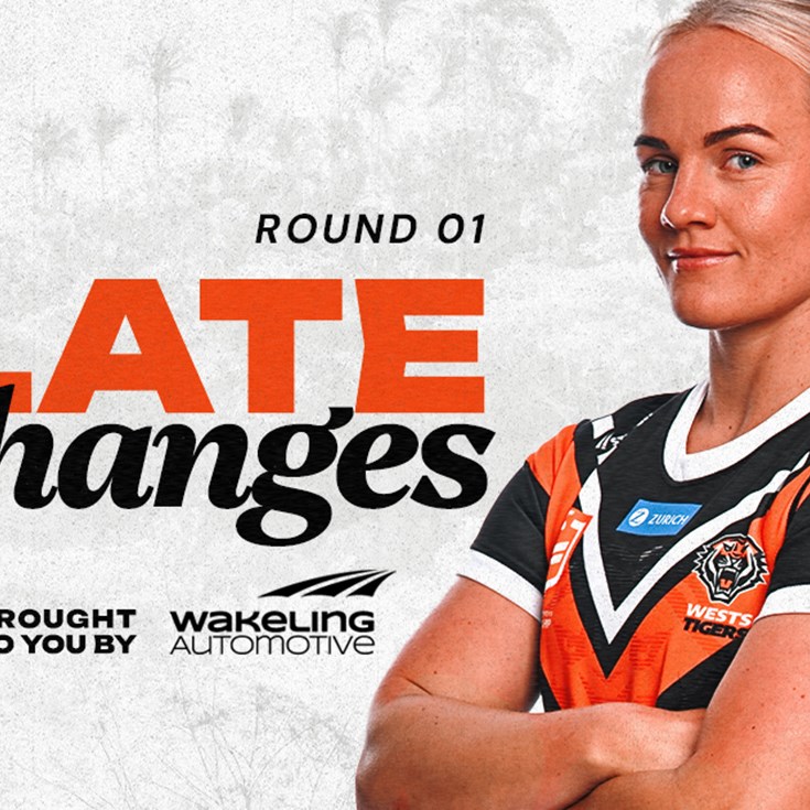 Late Changes: NRLW Round 1 vs Broncos