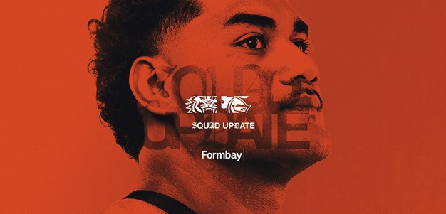 Squad Update: NRL Round 6 v Newcastle Knights