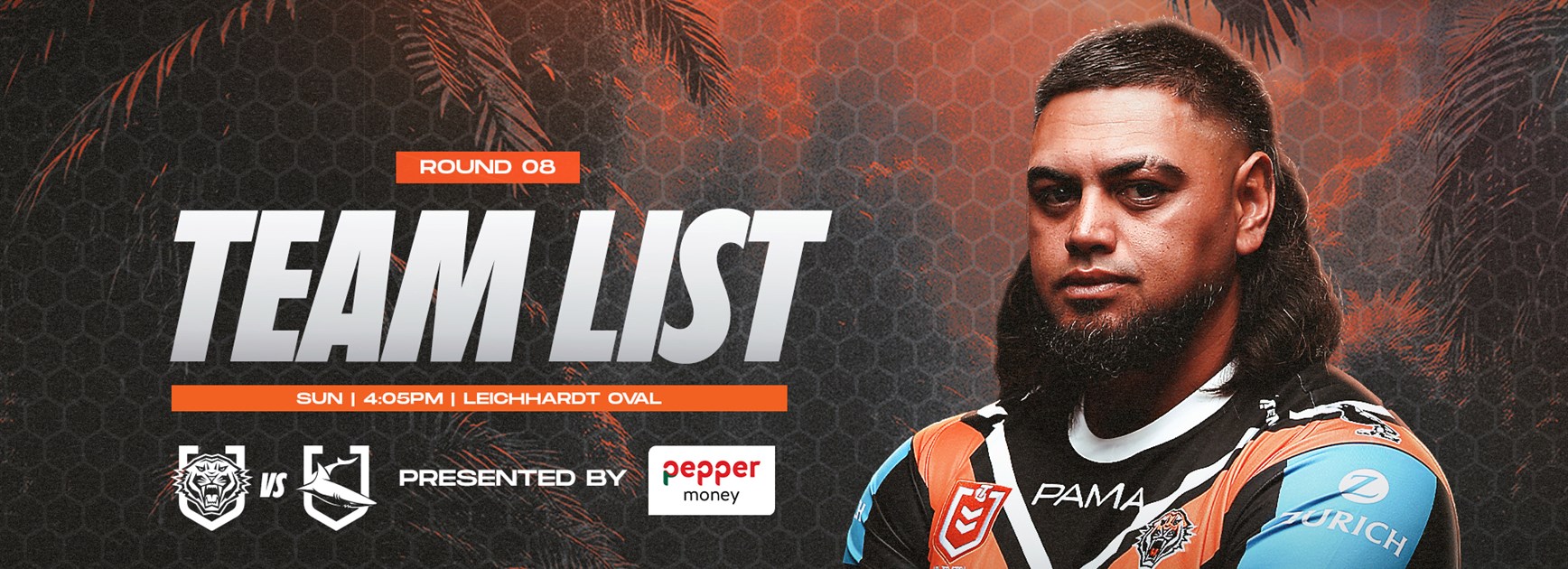 Team List: NRL Round 8 vs Sharks