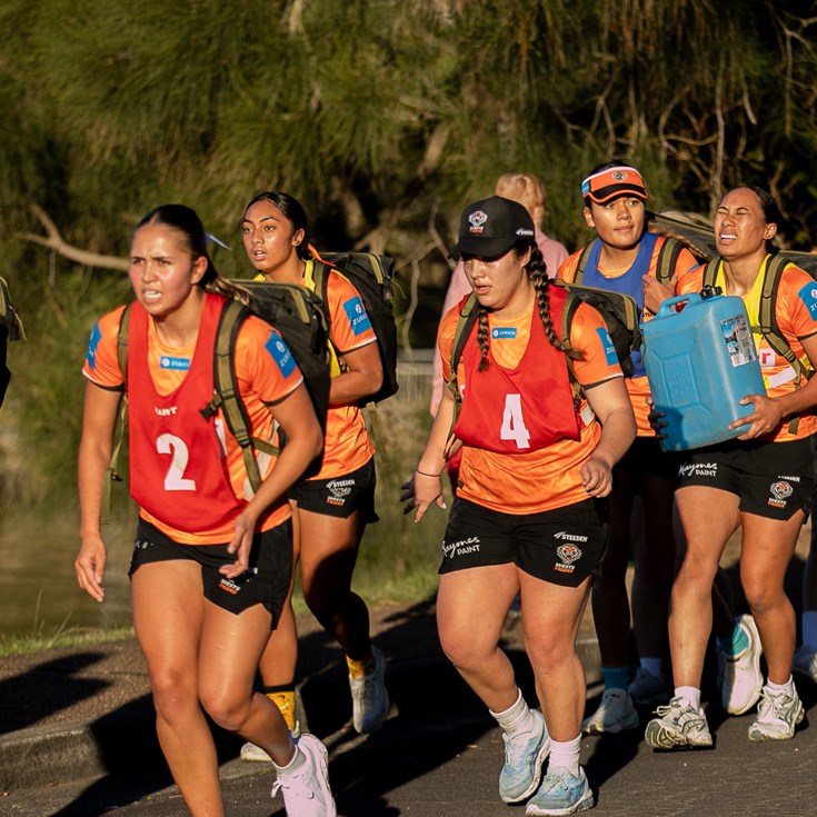 Ambush: Wests Tigers’ NRLW team pushed to the limits
