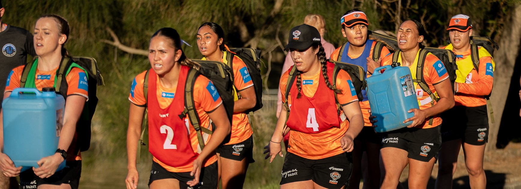 Ambush: Wests Tigers’ NRLW team pushed to the limits