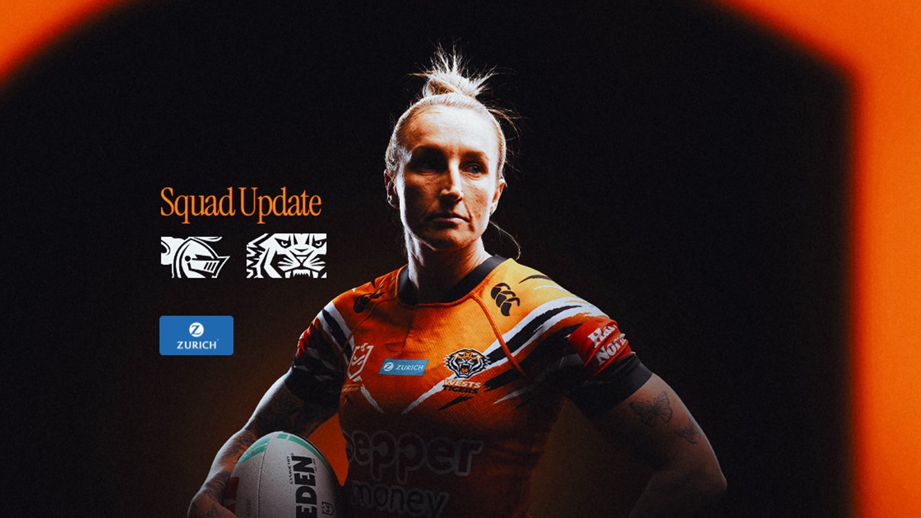 Squad Update: NRLW Round 8 v Knights