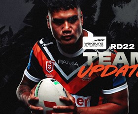Team Update: NRL Round 22 vs Bulldogs