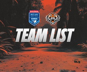 Team List: NSW Women's Premiership Round 1 vs Steelers