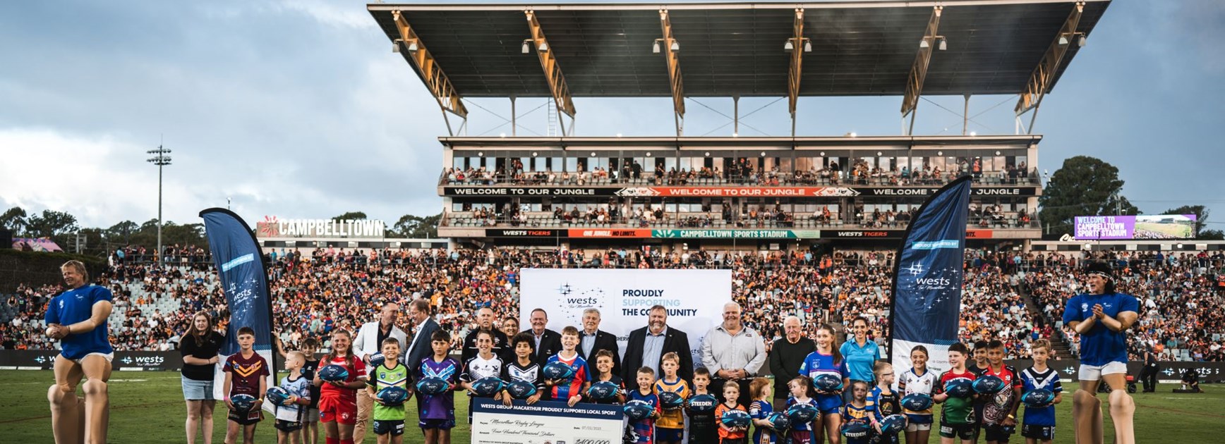 Wests Group Macarthur provide record funding boost for junior league