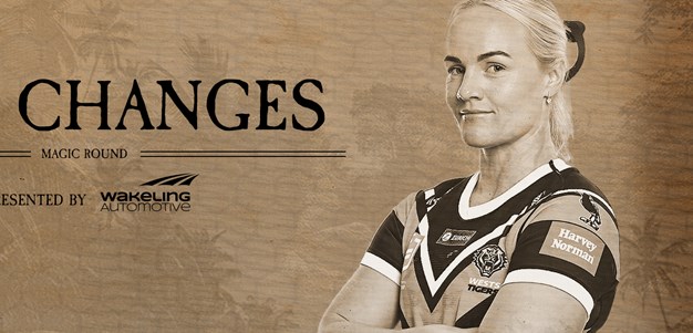 Late Changes: NRLW Round 5 vs Roosters